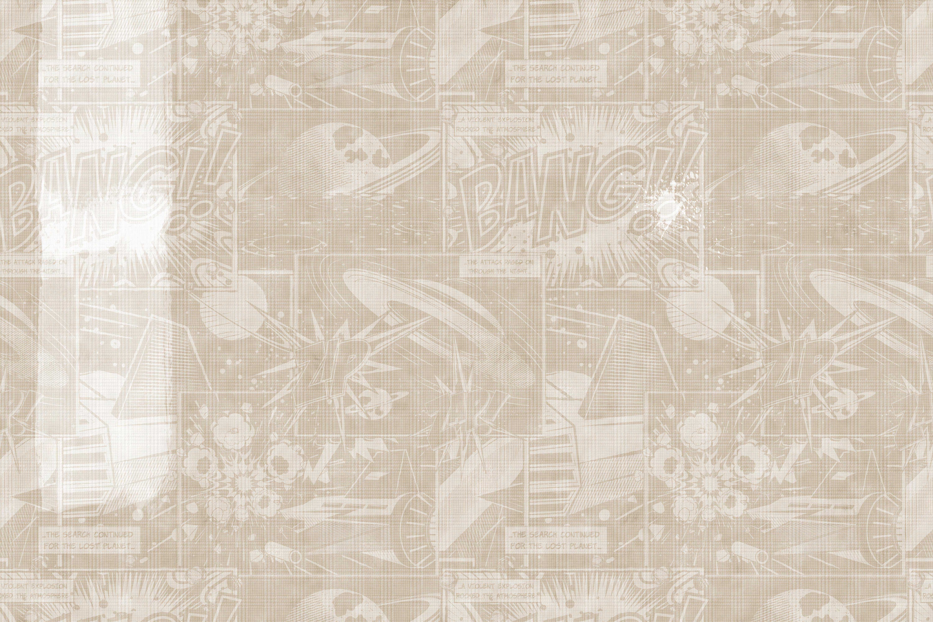 Fond d'écran de l'aventure de l'espace comique vintage in your room — zoomed