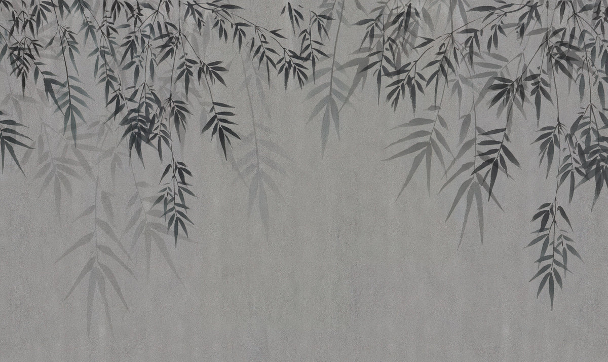 Tapet de schiță botanică minimalistă in your room — zoomed