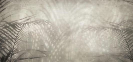 Neutral Palm Leaf Shadow tapet