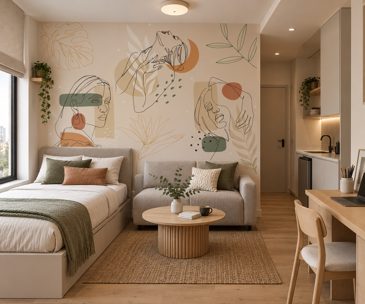 Contour Elegance Artwork Series Mural