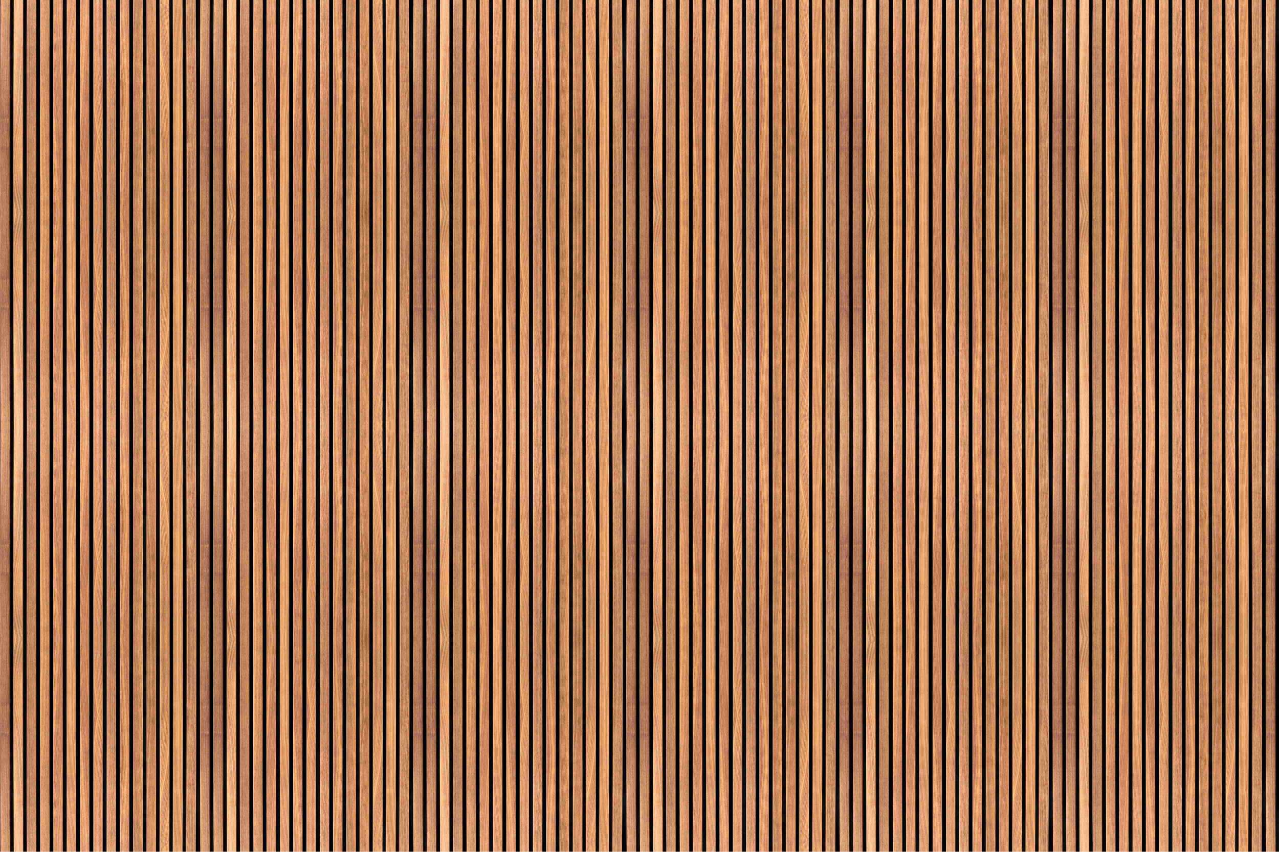Peinture murale moderne en panneaux de bois verticaux in your room — zoomed