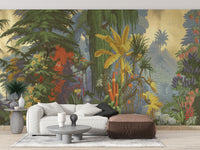 Vibrant Jungle Wall Mural - Giffywalls