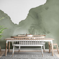 Pseudo Sage Watercolor Wall Mural - Giffywalls