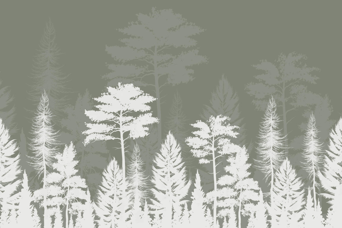 Mystic Woods Shadow Play Wall Mural in your room
