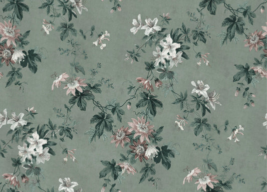 Green Chinoiserie Wallpaper