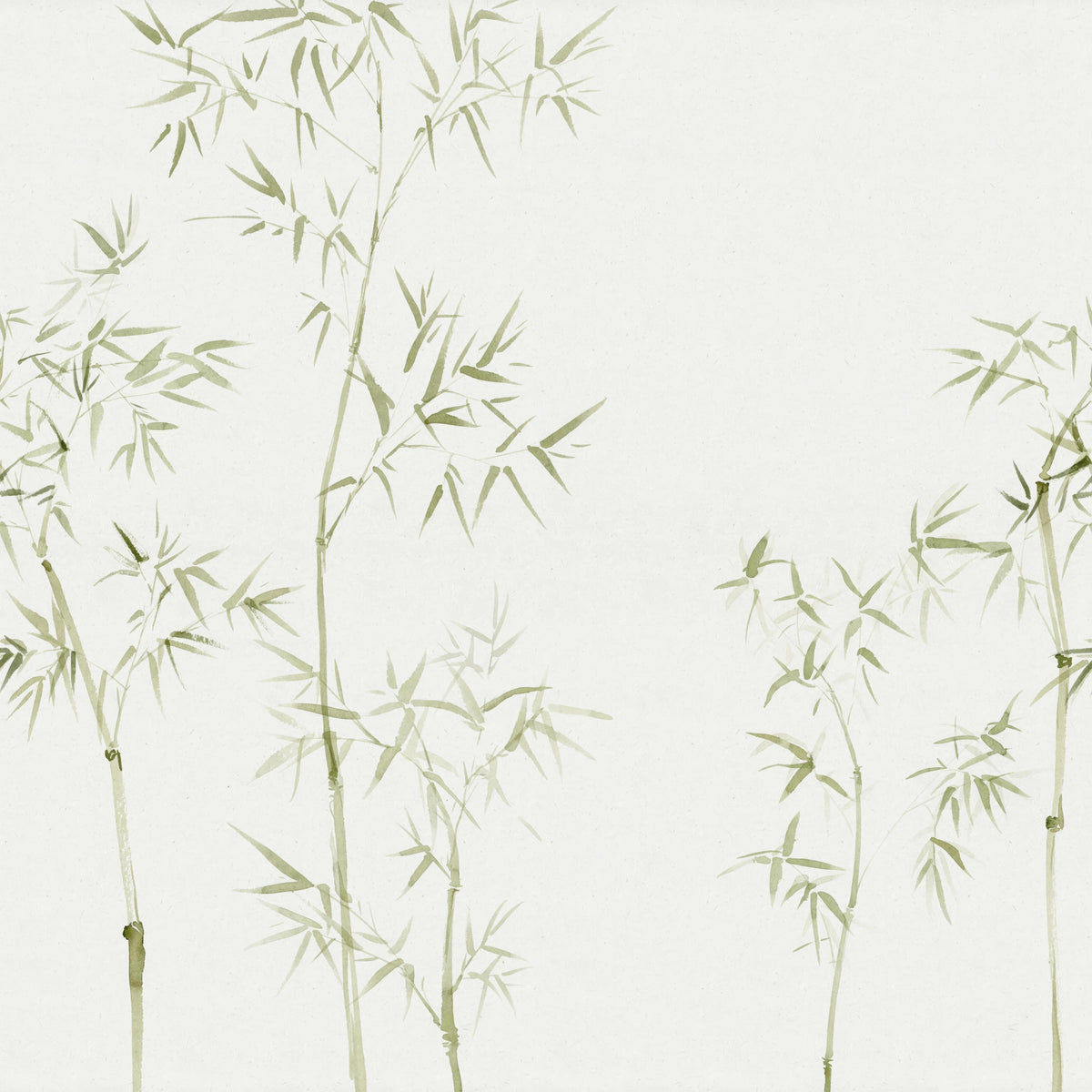 Aquarell Bambusbaum Wallpaper Wandbild in your room
