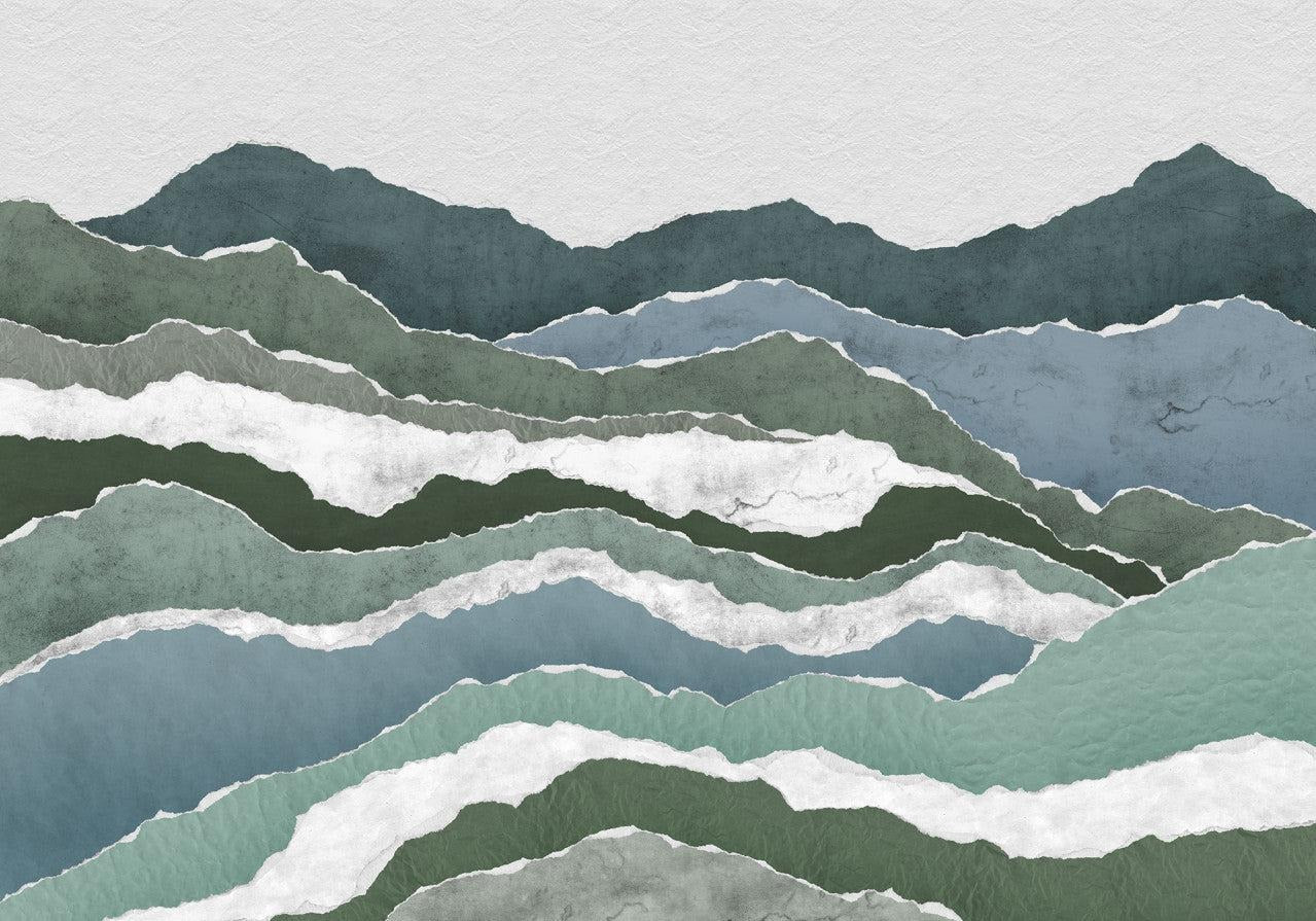 Royal Peaks Wallpaper Wandbild