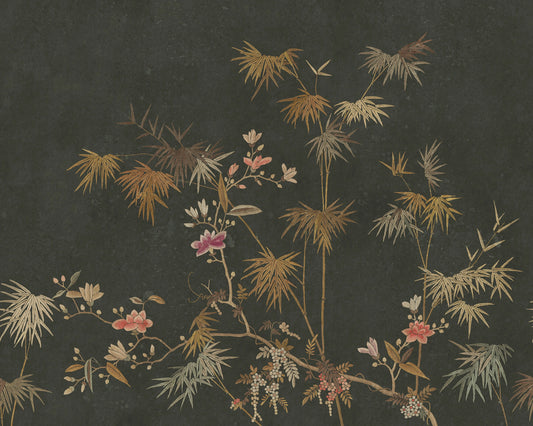 Chinoiserie Garden Bamboo Grove Wallpaper