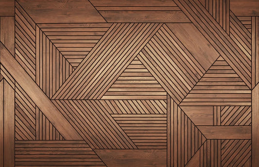 Geometrinen puinen taustakuva Seinämaalaus