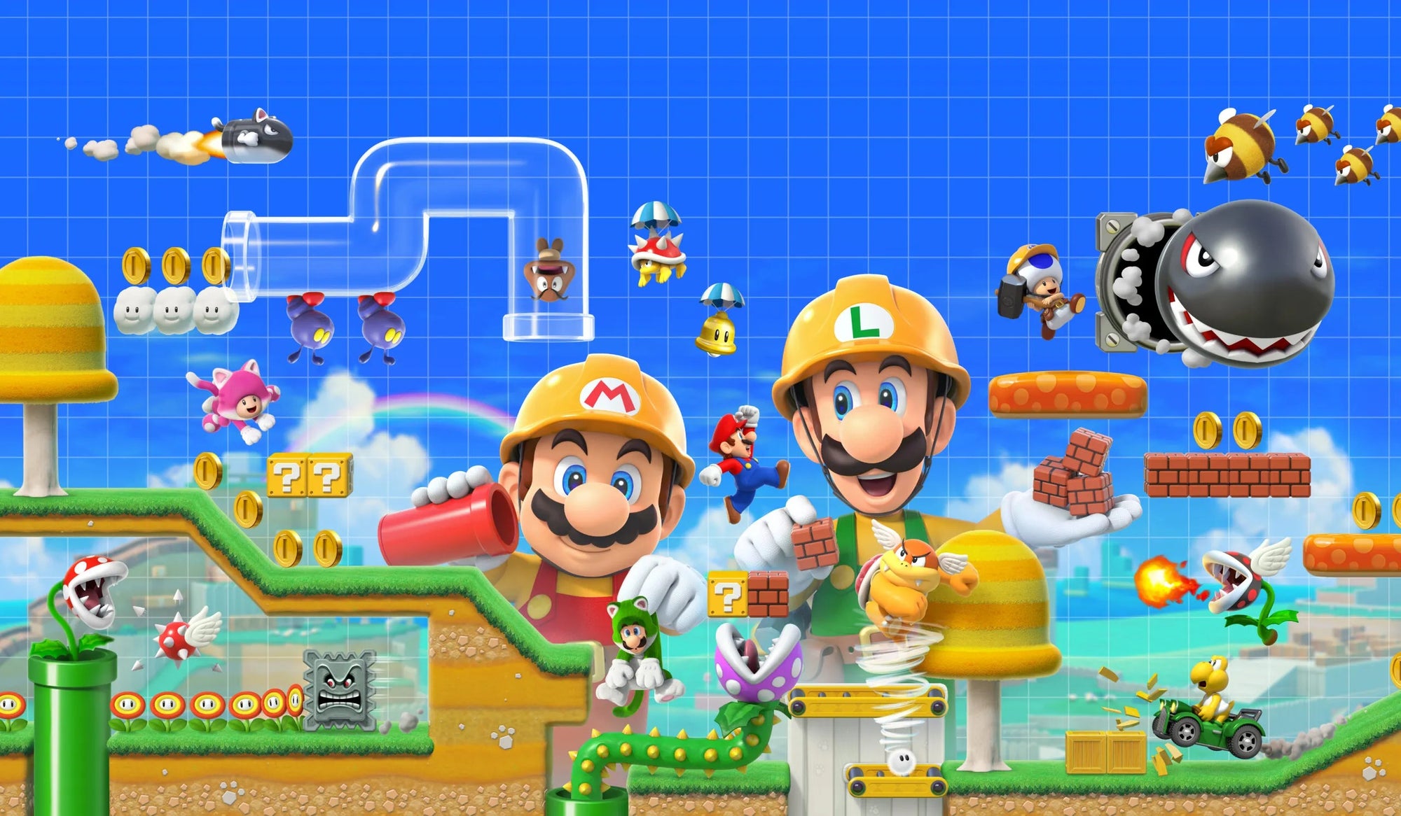 Fond d'écran Super Mario Bros Kids