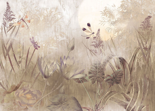 Dragonfly Pond Wallpaper väggmålning