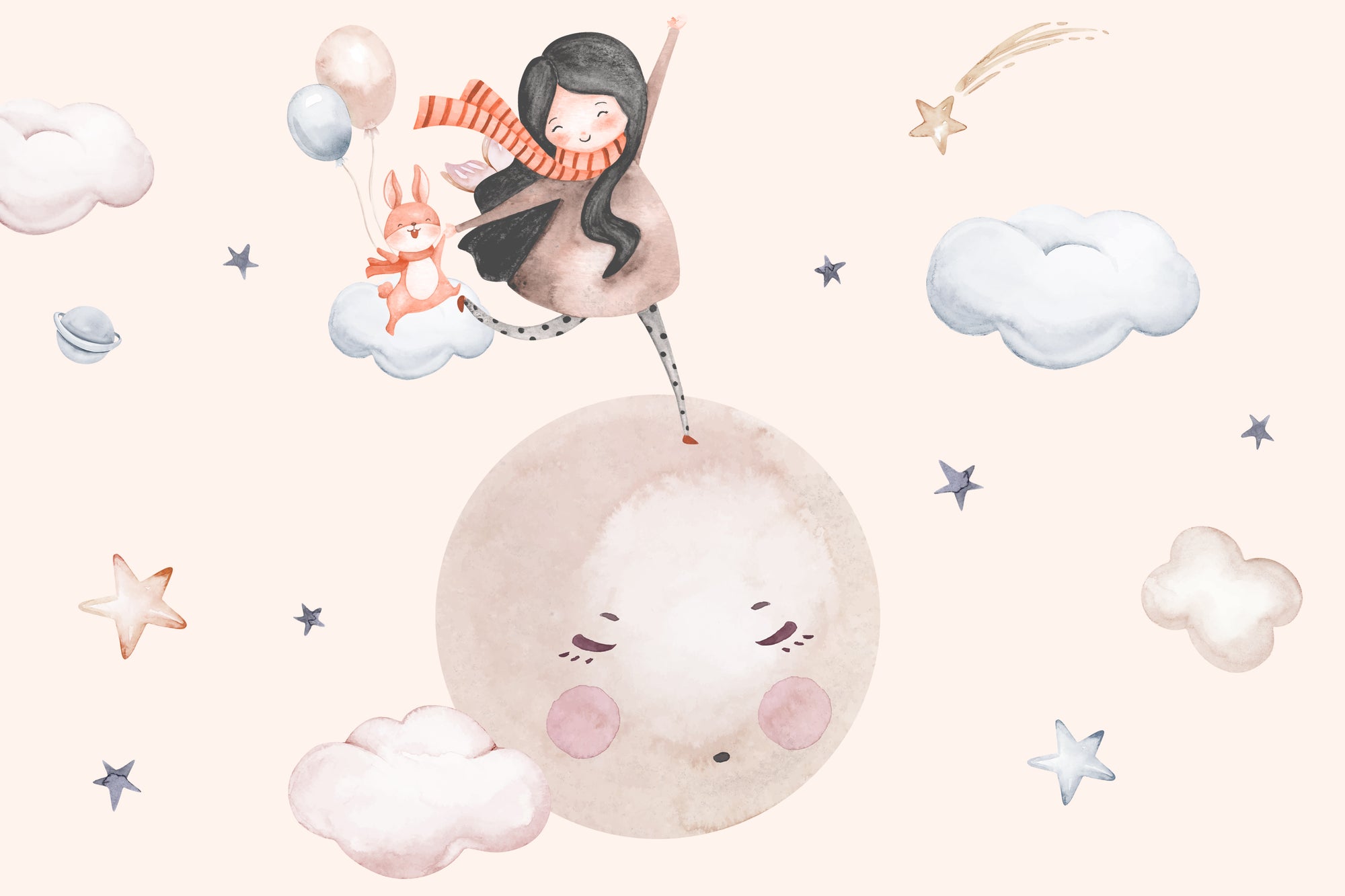 Lunar Leap of Joy Wallpaper