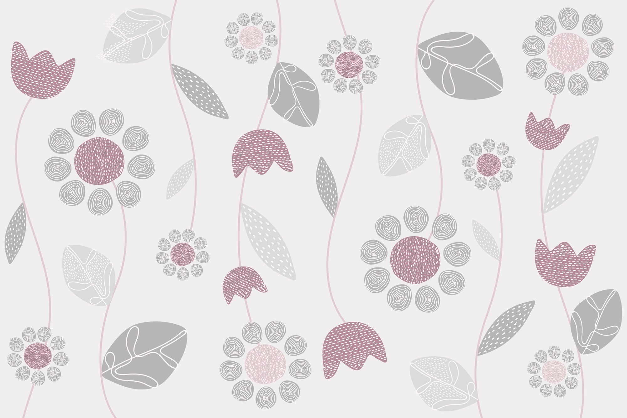 Lavender Petals Abstract Wallpaper