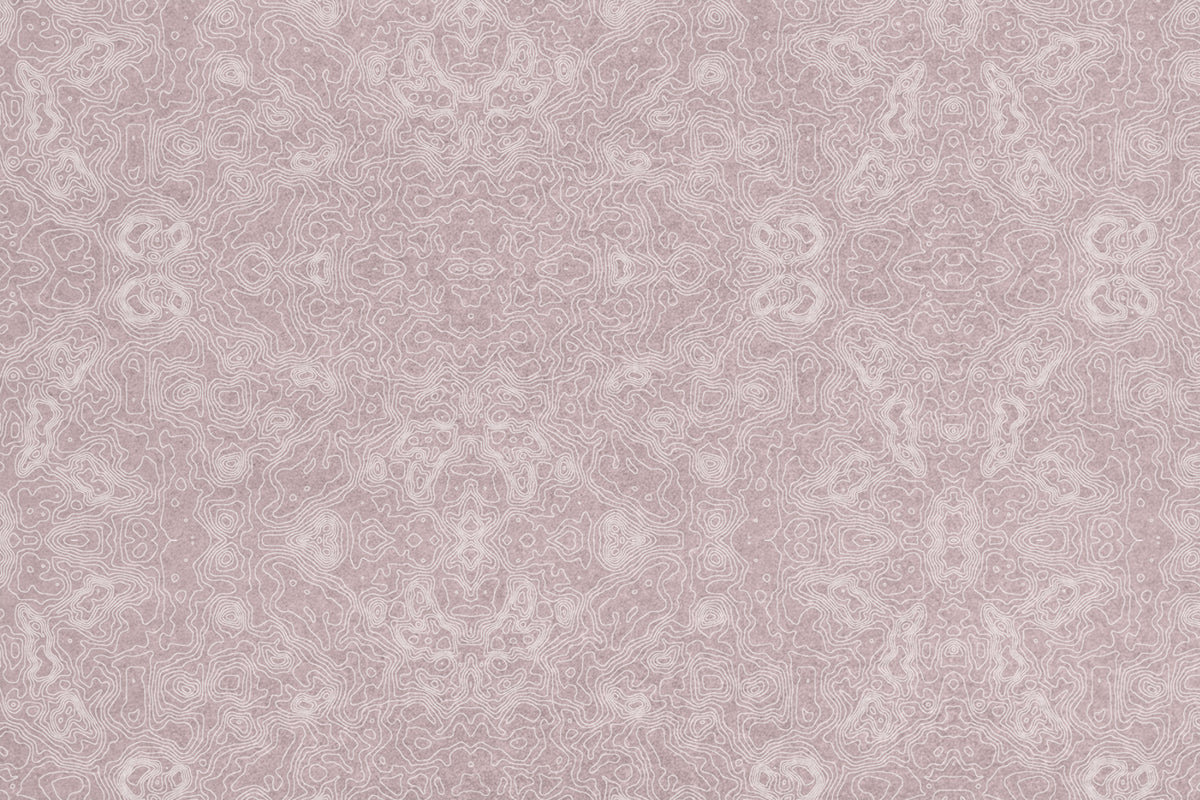 Chaotic Curves Design Wallpaper - Mauve in your room — zoomed