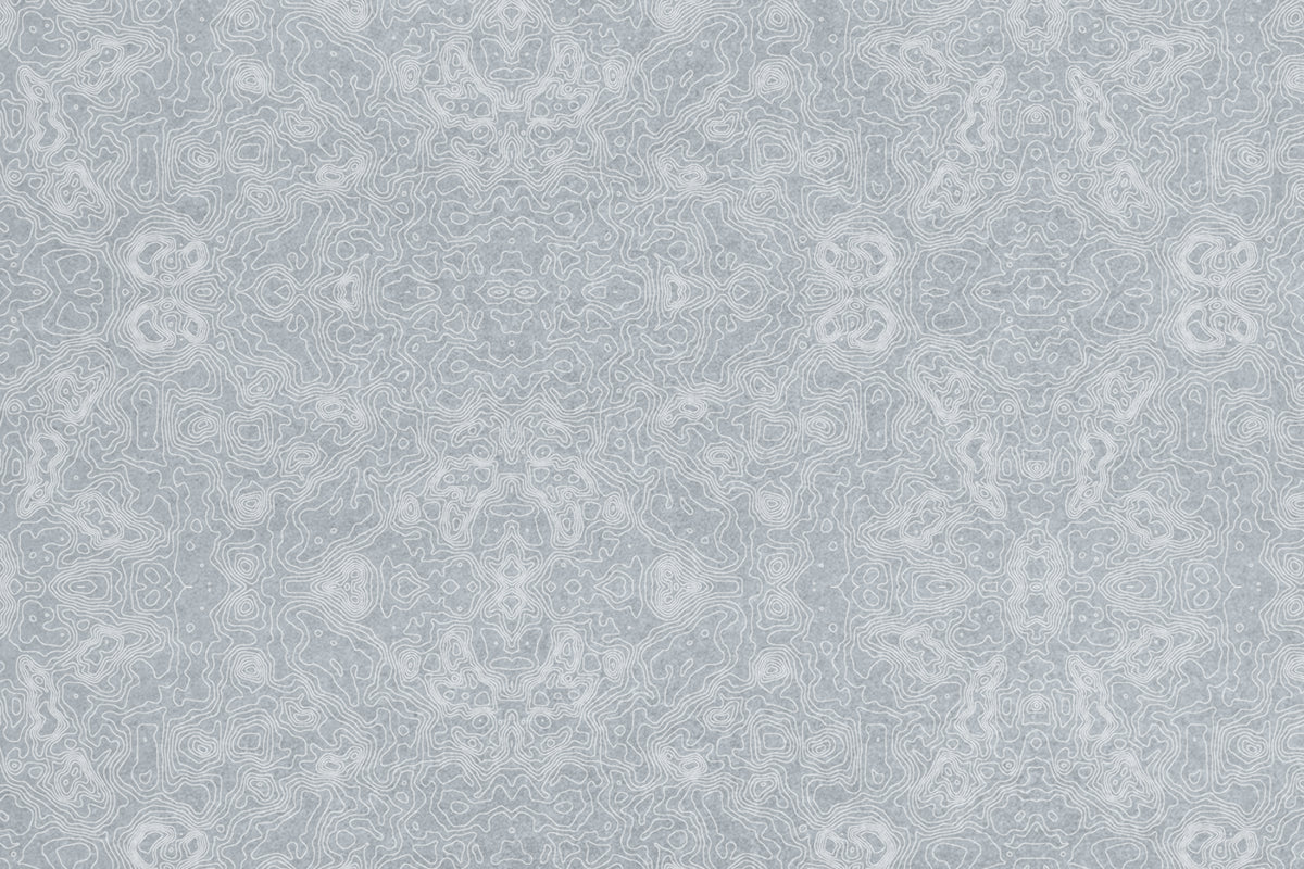 Chaotic Curves Design Wallpaper - Blue in your room
