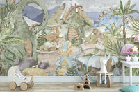 Jurassic Adventure Wall Mural - Giffywalls