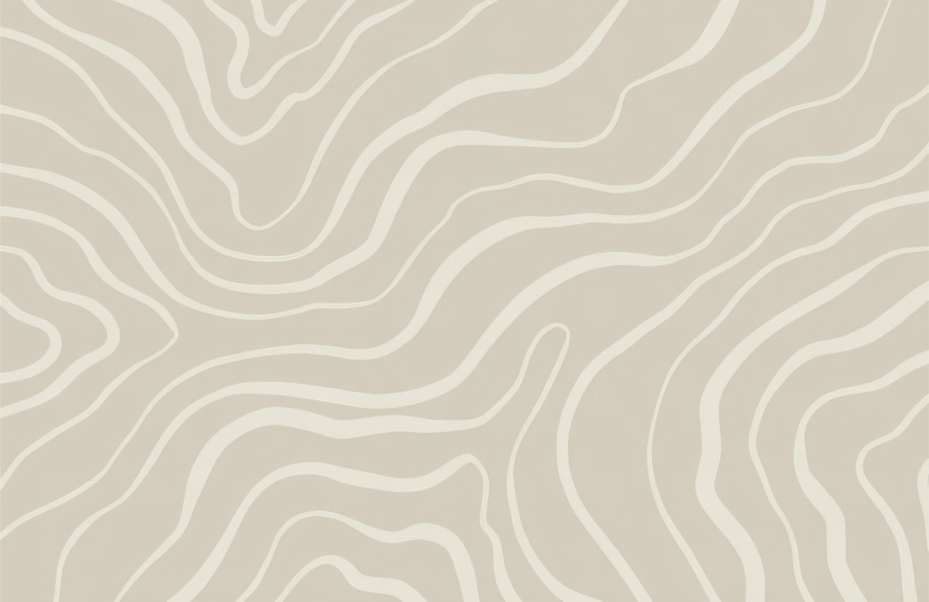 Neutral Abstract Lines Wall Mural