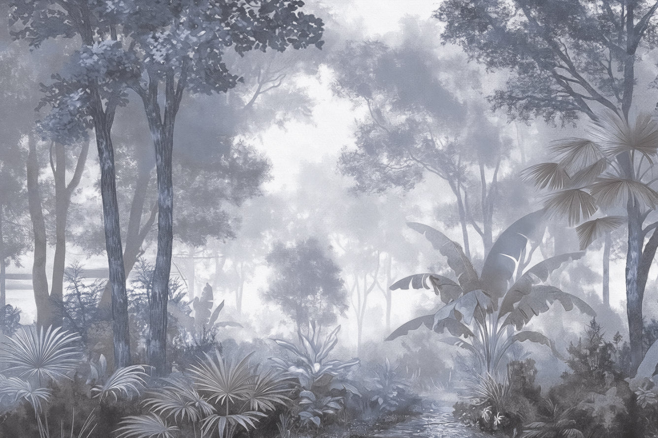 Tåget jungle, tåge, vægmaleri