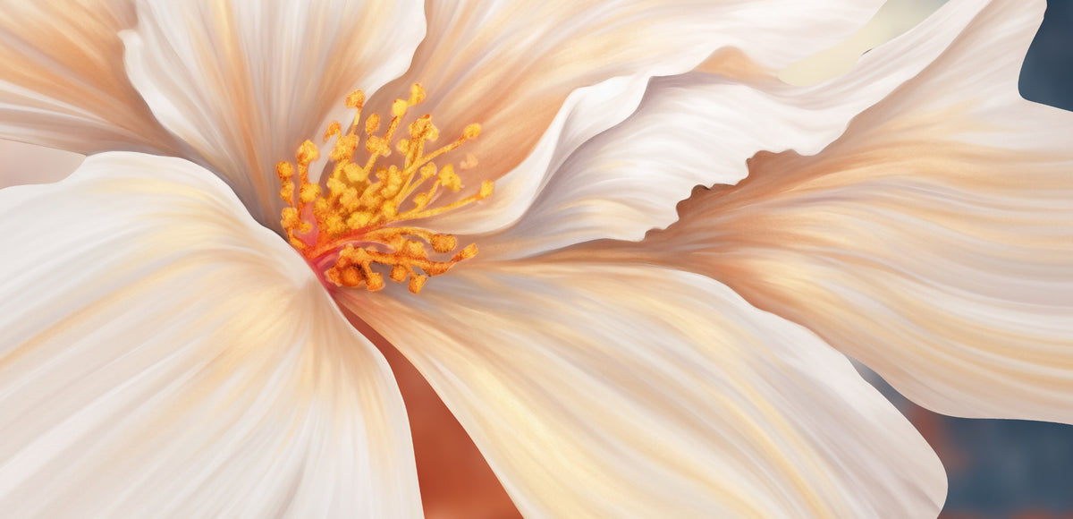 Elegant Oversized Floral Wall Mural in your room — zoomed