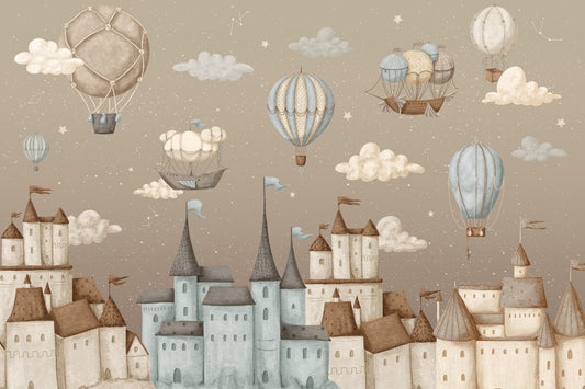 Fantasy Castle Wallpaper Wandbild