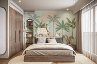 Pichwai Sacred Cow ghost wall mural