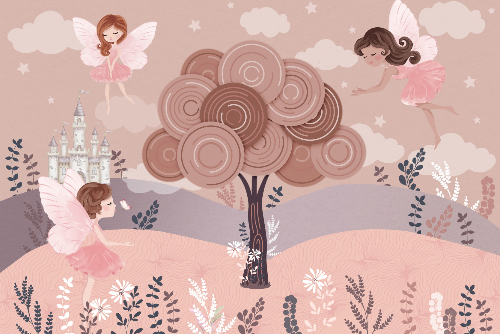 Dreamy Princess Castle Wallpaper