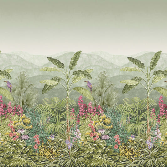 Botanisches Wandbild „Tropischer Dschungel“