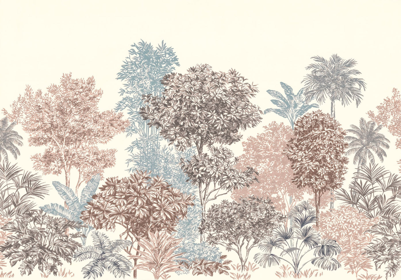 Vintage Tropical Forest Wall Mural