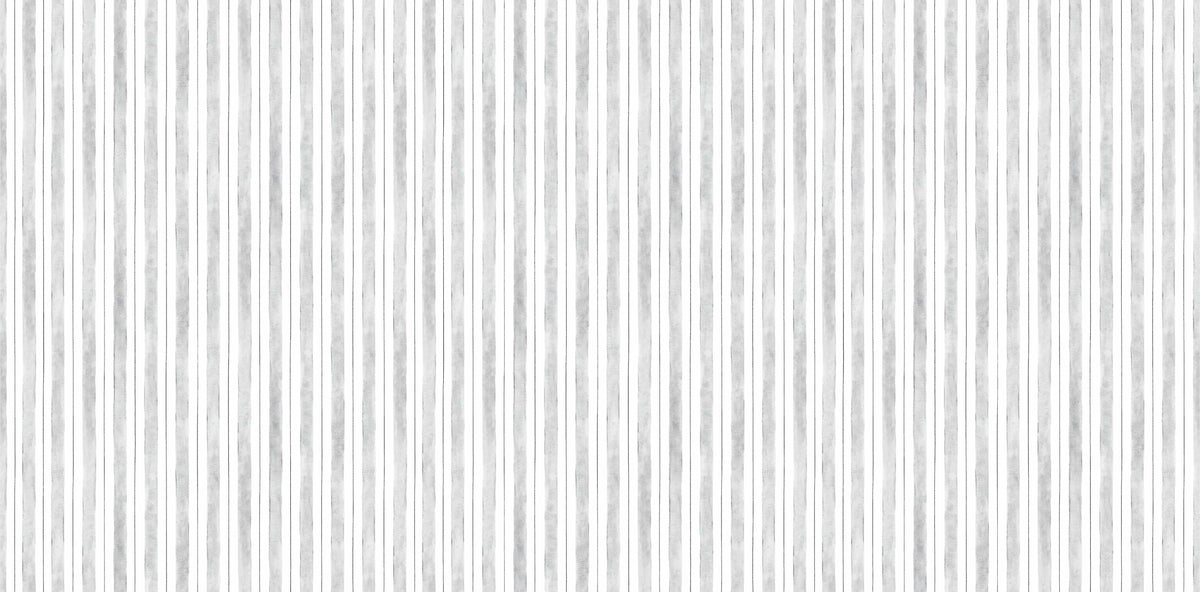 Minimalist Grey Striped Wallpaper in your room — zoomed