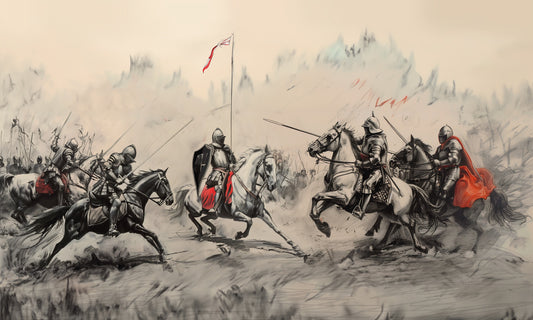 Clash of Steel Medieval Wallpaper