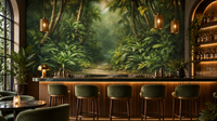 Verdant Forest Vista Wall Mural