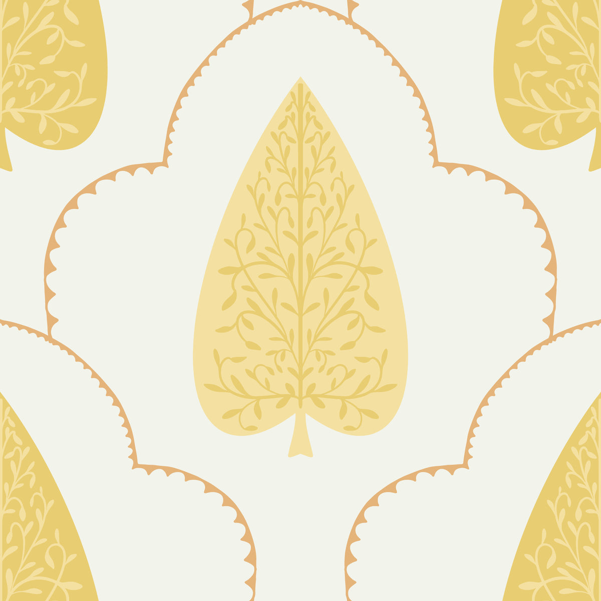 Golden Branch Wallpaper⁠ in your room — zoomed