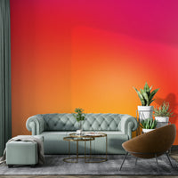 Heat Map Gradient - Hot Pink to Orange Wall Mural with vibrant colors.

