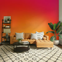 Vibrant Heat Map Gradient mural with a striking pink to orange effect.

