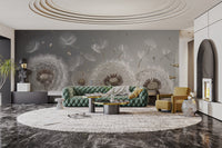 Whimsical dandelion wall art for calming decor