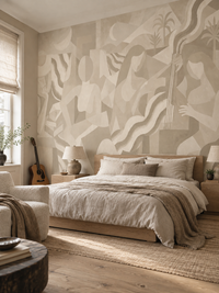 Lunar Drift - Smoke Wall Mural