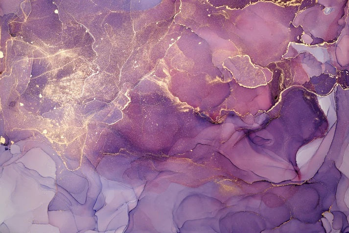 Abstrait coloré moderne art marbre peint peintures murales in your room — zoomed