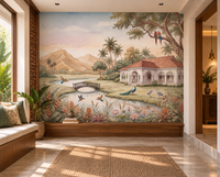 Murale da parete Tenuta del Giardino Sussurrante - RJM02