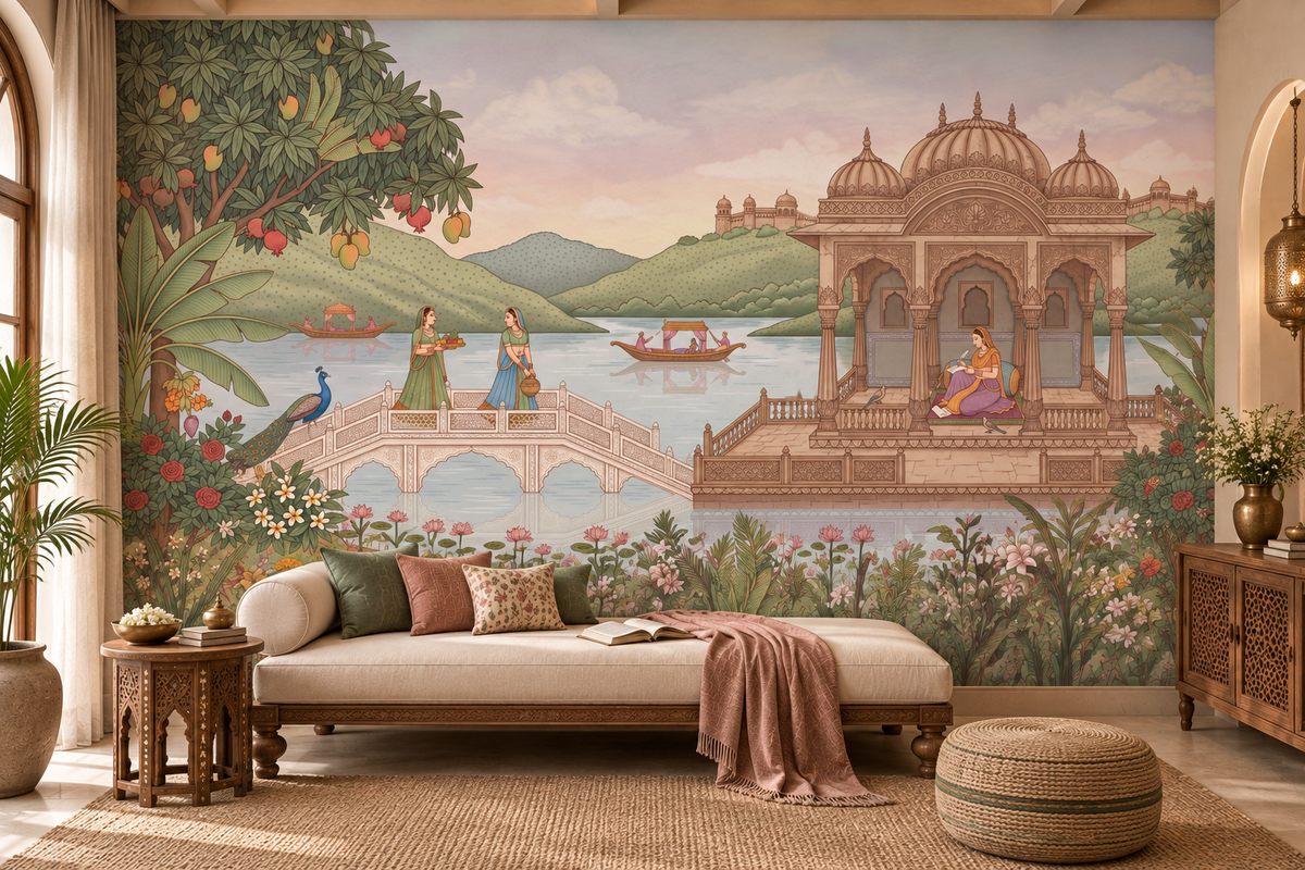 Wandbild „The Royal Lotus Pavilion“ – RJM07