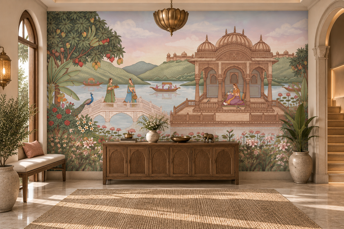Wandbild „The Royal Lotus Pavilion“ – RJM07