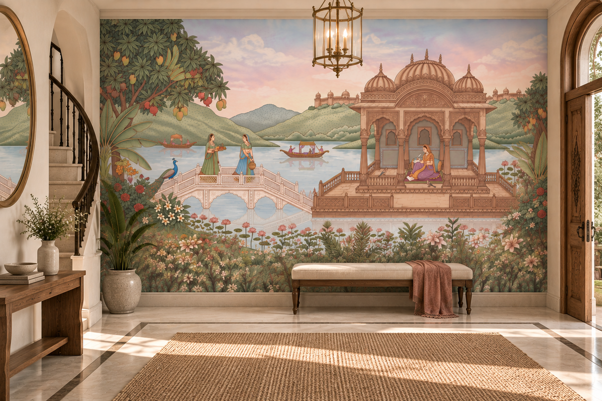 Wandbild „The Royal Lotus Pavilion“ – RJM07