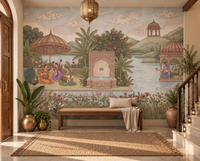 Fresque murale Le jardin enchanté de Raag-RJM08