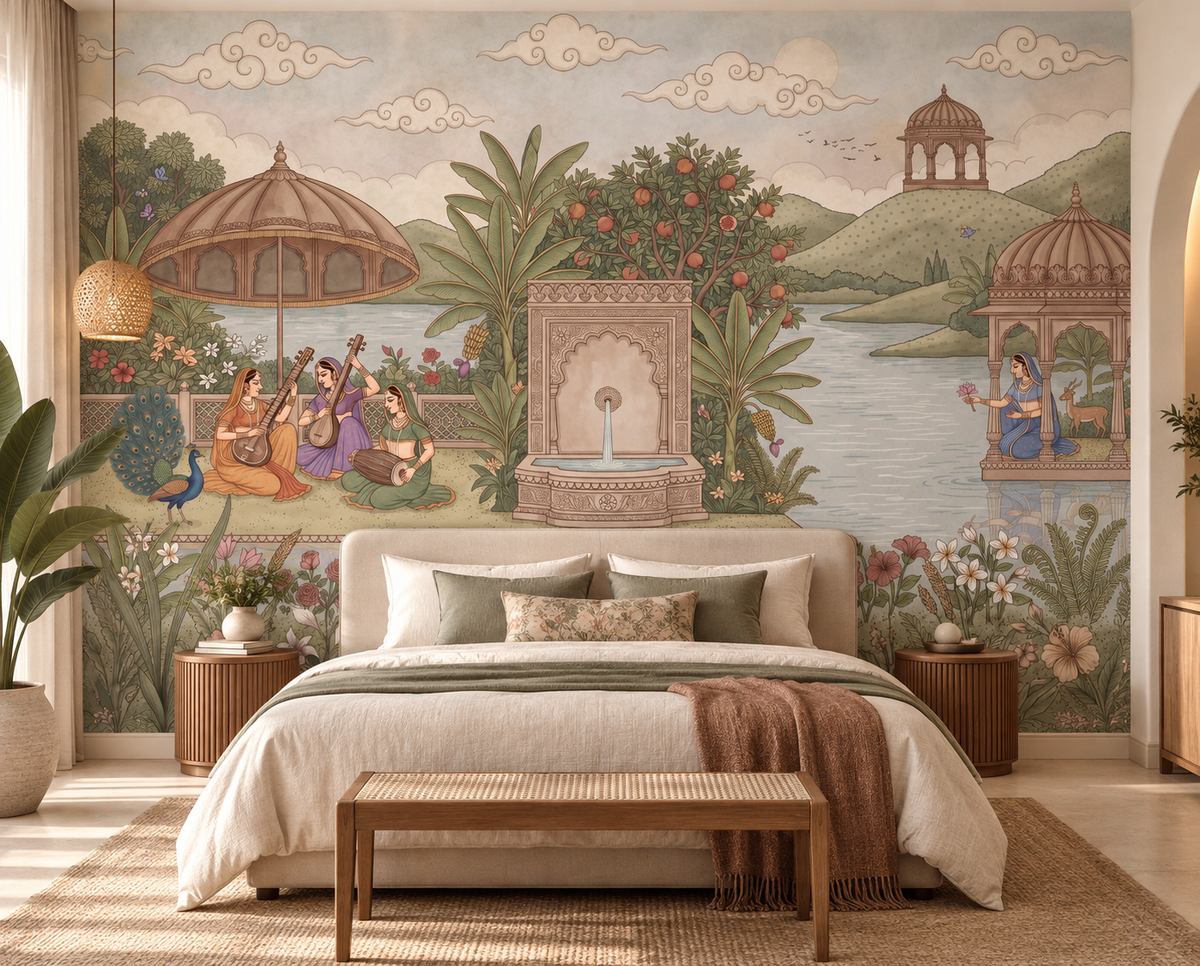 Fresque murale Le jardin enchanté de Raag-RJM08