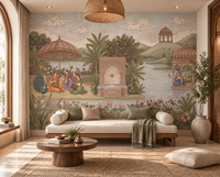 Fresque murale Le jardin enchanté de Raag-RJM08