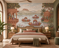 Murale da parete Pichwai Lake Reverie - RJM17
