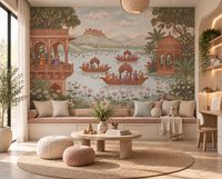 Murale da parete Pichwai Lake Reverie - RJM17