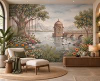 The Royal Banyan Garden Wall Mural-RJM18