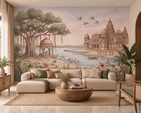 Pavitra Sarovar Wandmuurschildering-RJM21