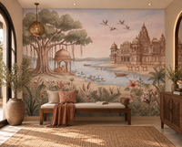 Pavitra Sarovar Wandmuurschildering-RJM21