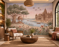 Pavitra Sarovar Wandmuurschildering-RJM21